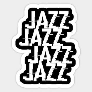 Jazz typography Sticker